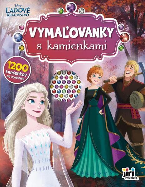 Levně Maľovanky s kamienkami Ľadové kráľovstvo