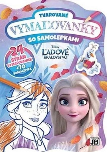 Levně Tvarované maľovanky Ľadové kráľovstvo
