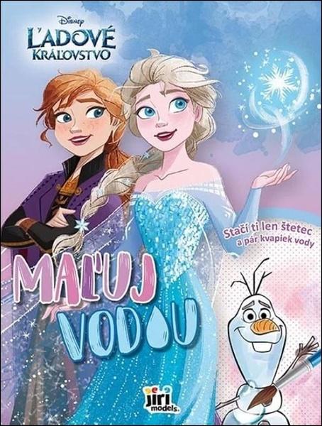 Levně Maľuj vodou Ľadové kráľovstvo