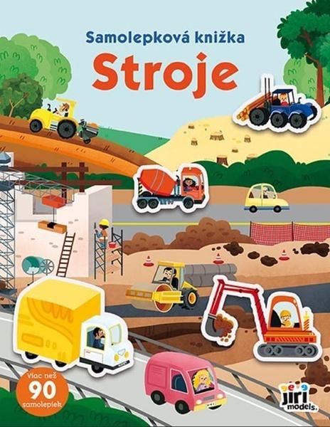 Levně Samolepková knižka Stroje