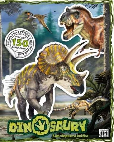 Levně Samolepková knižka Dinosaury
