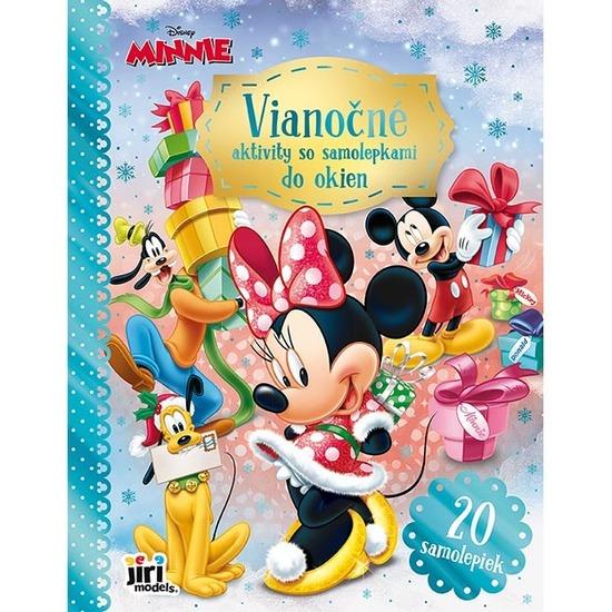 Levně Vianočné aktivity so samolepkami do okien Minnie