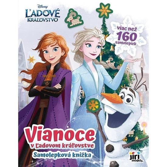 Levně Samolepková knižka Vianoce v Ľadovom kráľovstve