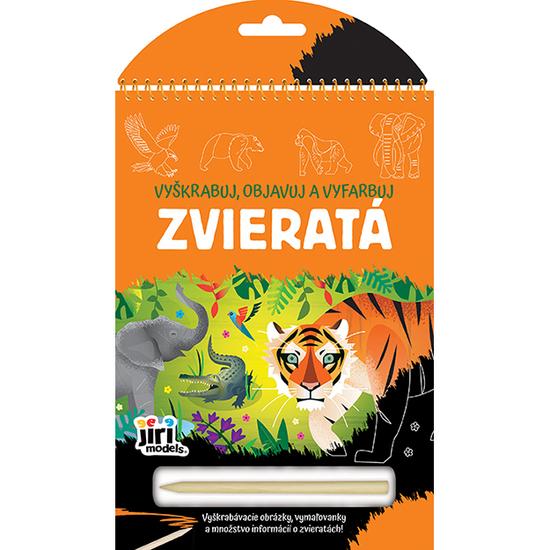 Levně Vyškrabuj, objavuj, vyfarbuj Zvieratá