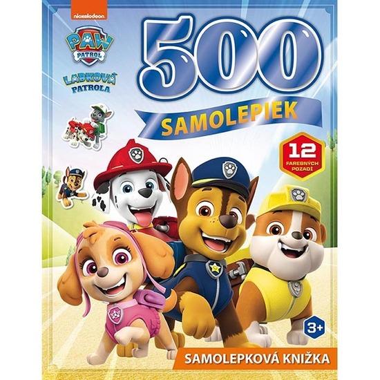 Levně 500 samoliepek Labková patrola