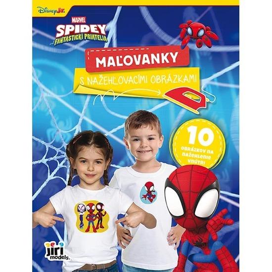 Levně Maľovanky s nažehľovacími obrázkami Spidey