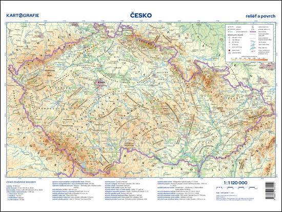 Levně Česko Příruční mapa 1:1 120 000
