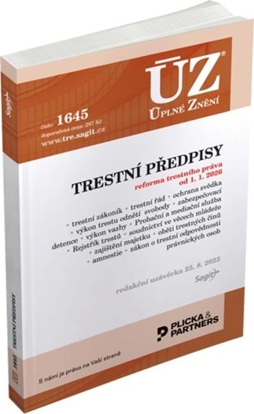 ÚZ 1645 Trestní předpisy - 9788074886881