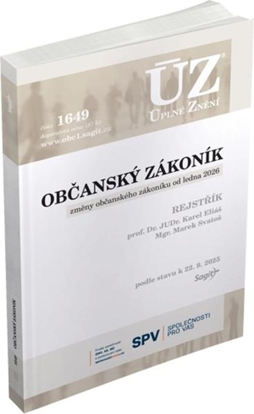 ÚZ 1649 Občanský zákoník - 9788074886928
