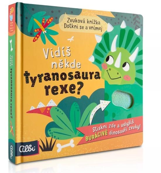 Levně Albi T-rex Hmatové zvukové leporelo
