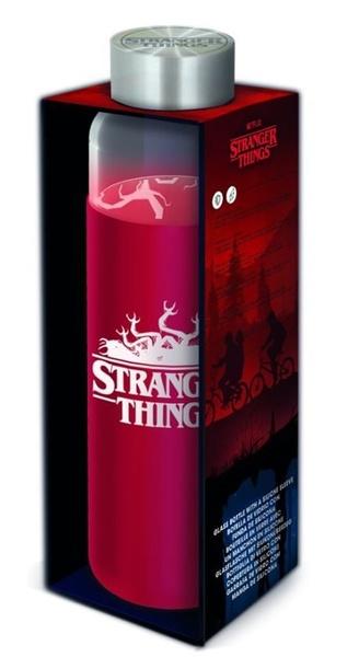 Levně Skleněná láhev 580 ml Stranger Things
