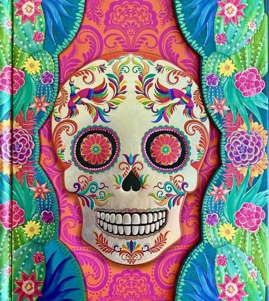 Levně Luxusní zápisník Boncahier Arte Mexicano Lebka