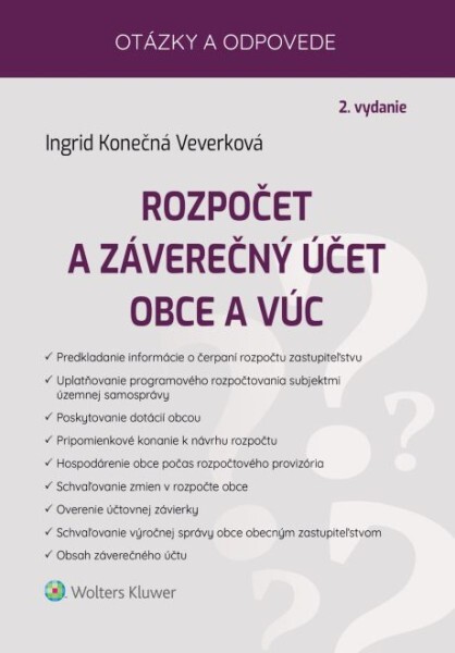 Levně Rozpočet a záverečný účet obce a VÚC