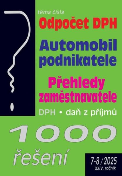 Levně 1000 řešení 7-8/2025