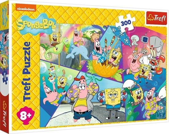 Levně Puzzle SpongeBob v Bikini Bottom 300 dílků