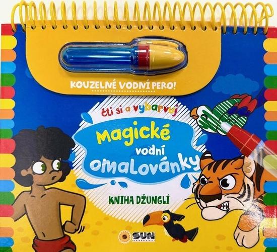 Levně Magické vodní omalovánky Kniha Džunglí