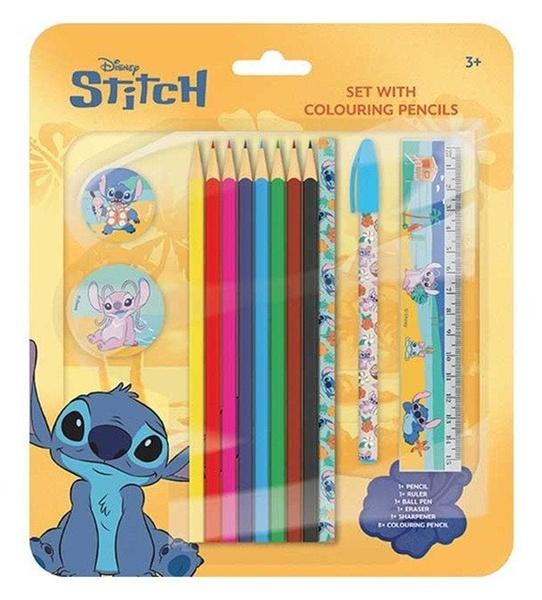 Levně Set s pastelkami Lilo & Stitch