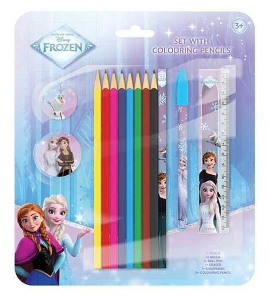 Levně Set s pastelkami Ledové království