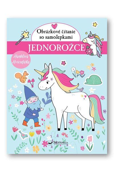 Levně Jednorožce Obrázkové čítanie so samolepkami