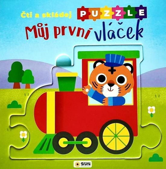 Levně Můj první vláček Čti a skládej puzzle