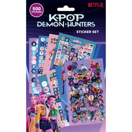 K-pop Demon hunters Set nálepek 500 ks
