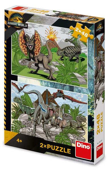 Levně Puzzle 24+48 Jurský svět II.