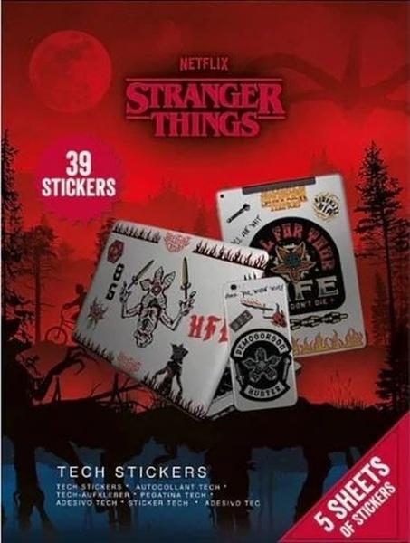 Levně Samolepky technické Stranger Things 4