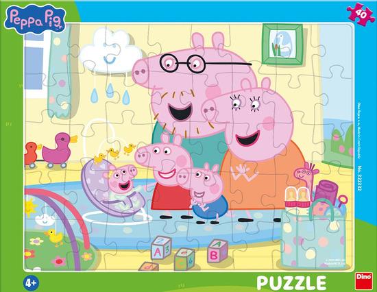 Levně Puzzle 40 Peppa Pig Sourozenci deskové