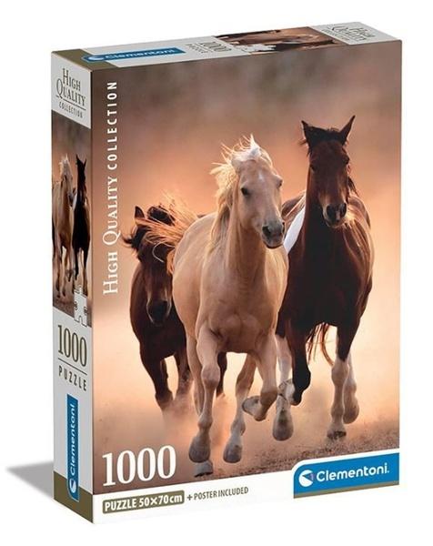 Levně Puzzle 1000 dílků Běžící koně