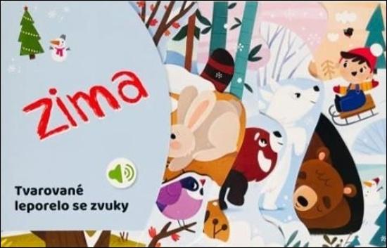Levně Tvarované leporelo se zvuky Zima