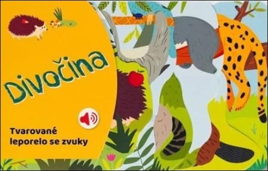 Levně Tvarované leporelo se zvuky Divočina