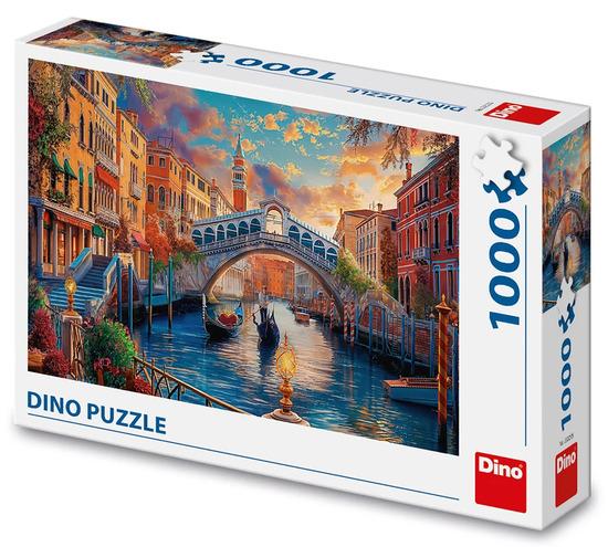 Levně Puzzle 1000 Malované Benátky