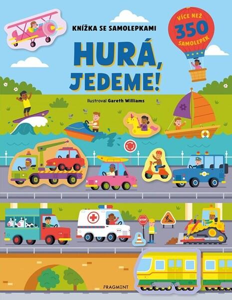 Levně Knížka se samolepkami Hurá, jedeme!