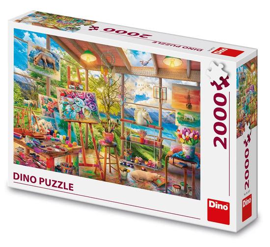 Levně Puzzle 2000 Malířský ateliér