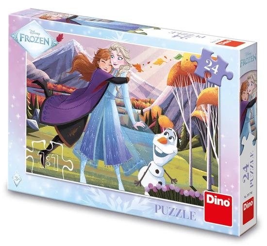 Levně Puzzle 24 Frozen Objetí