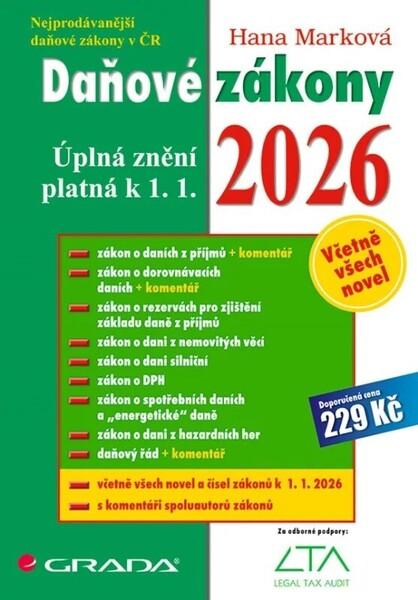 Daňové zákony 2026 - 9788027122134