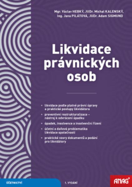 Likvidace právnických osob 2026 - 9788075544285