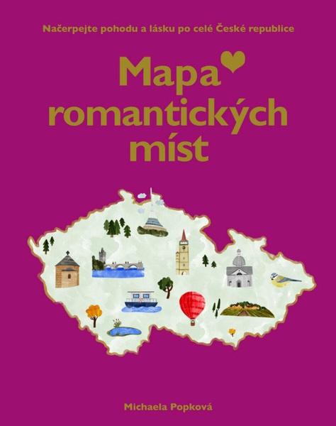 Levně Mapa romantických míst