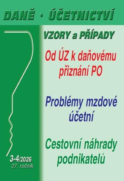 Levně Daně, účetnictví, vzory a případy 3-4/2026