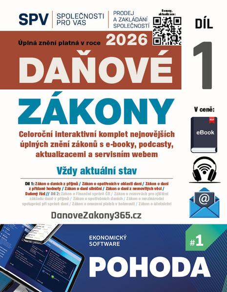 Levně Daňové zákony 2026
