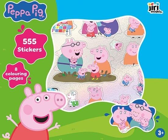 Levně 555 samolepek Prasátko Peppa