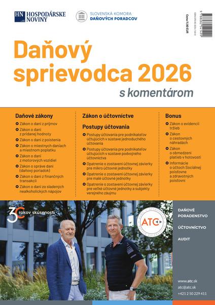 Levně Daňový sprievodca 2026