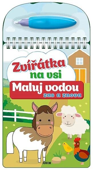 Levně Maluj vodou zas a znova Zvířátka na vsi