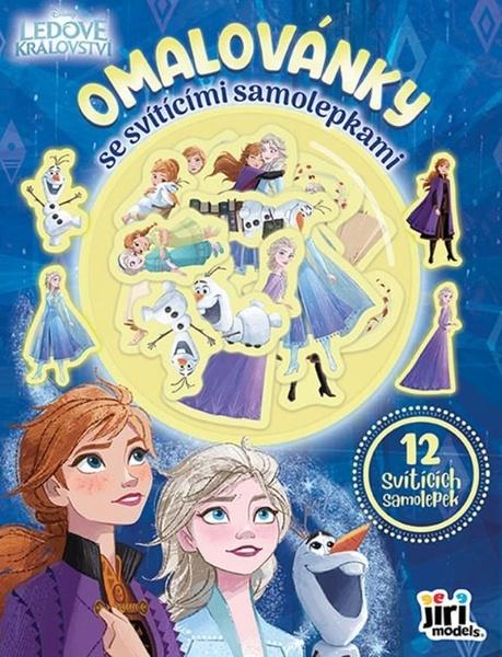 Levně Omalovánky se svítícími samolepkami Ledové království