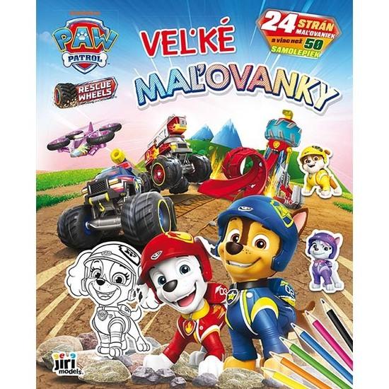Levně Veľké maľovanky Labková patrola