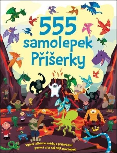 Levně 555 samolepek Příšerky