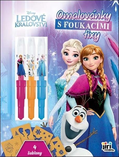 Levně Omalovánky s foukacími fixy Ledové království