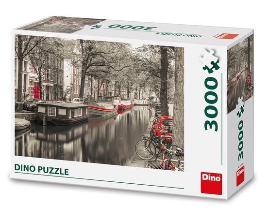 Levně Puzzle 3000 Kanál v Amsterdamu
