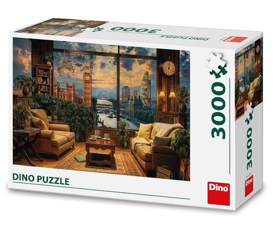 Levně Puzzle 3000 Malovaný Londýn