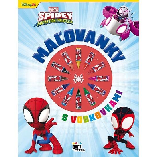 Levně Maľovanky s voskovkami Spidey